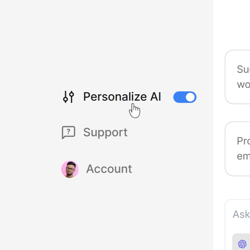 Personalize AI
